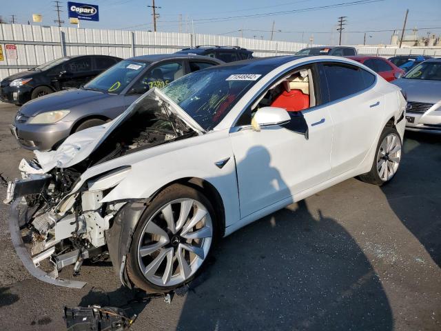 TESLA MODEL 3 2018 with VIN 5YJ3E1EA0JF168696 - Photo from auction
