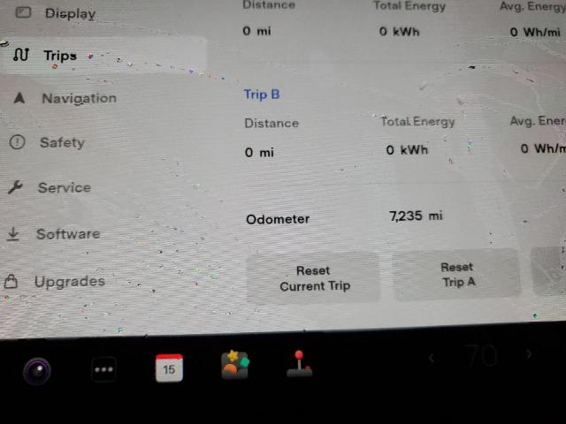 Photo 9 from auction – 2022 TESLA MODEL Y with VIN 7SAYGDEE1NF325178