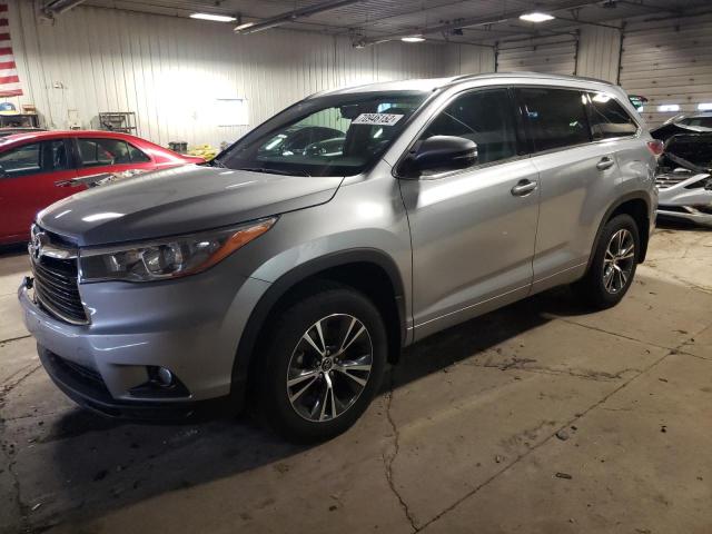 TOYOTA HIGHLANDER 2016 with VIN 5TDJKRFHXGS331353 - Photo from auction