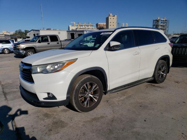 TOYOTA HIGHLANDER 2016 with VIN 5TDKKRFH1GS122586 - Photo from auction