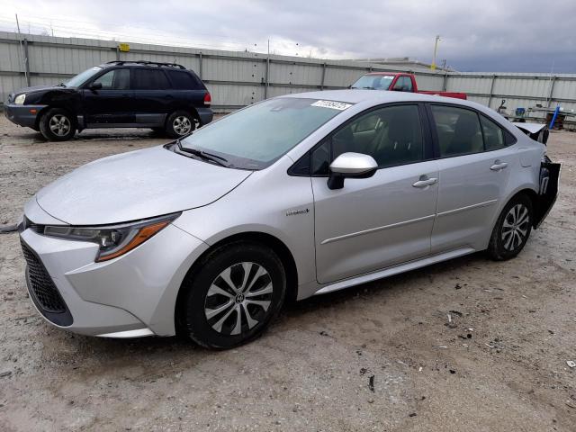 TOYOTA COROLLA LE 2021 with VIN JTDEAMDEXMJ033779 - Photo from auction