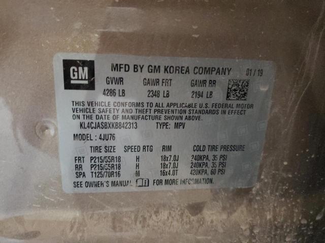 Photo 14 from auction – 2019 BUICK ENCORE PRE with VIN KL4CJASBXKB842313