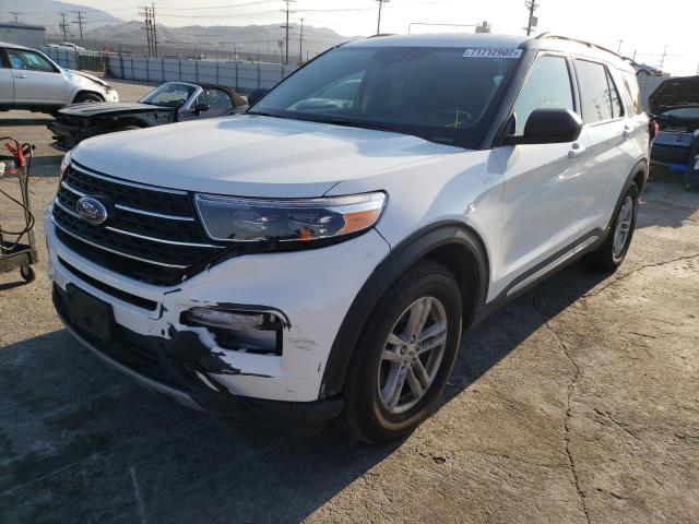 FORD EXPLORER X 2021 with VIN 1FMSK7DH8MGA32070 - Photo from auction