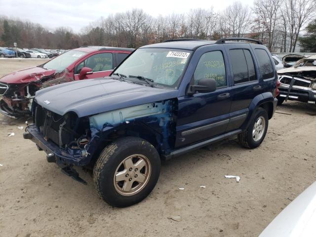 JEEP LIBERTY SP 2007 with VIN 1J4GL48K27W696932 - Photo from auction