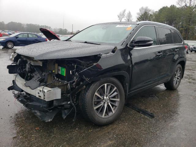 TOYOTA HIGHLANDER 2017 with VIN 5TDJZRFH0HS418546 - Photo from auction