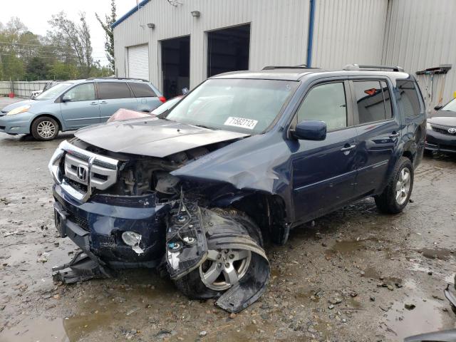 HONDA PILOT EX 2011 with VIN 5FNYF4H42BB041895 - Photo from auction