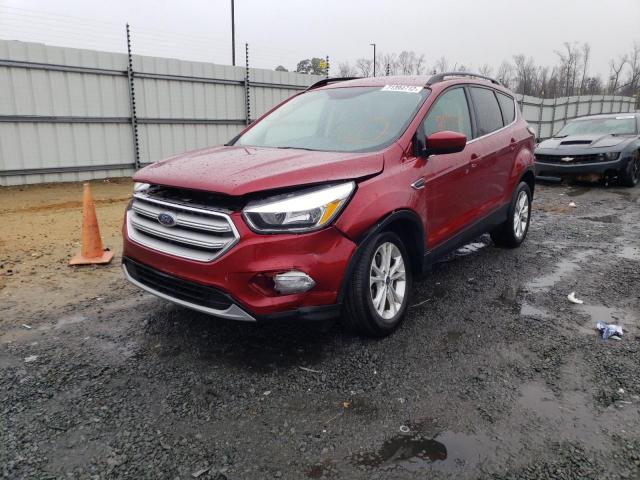 FORD ESCAPE SE 2018 with VIN 1FMCU0GD8JUB47599 - Photo from auction