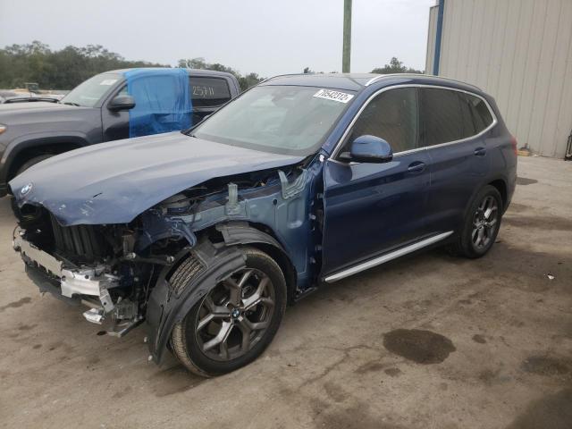 BMW X3 XDRIVE3 2021 with VIN 5UXTY5C06M9H66039 - Photo from auction