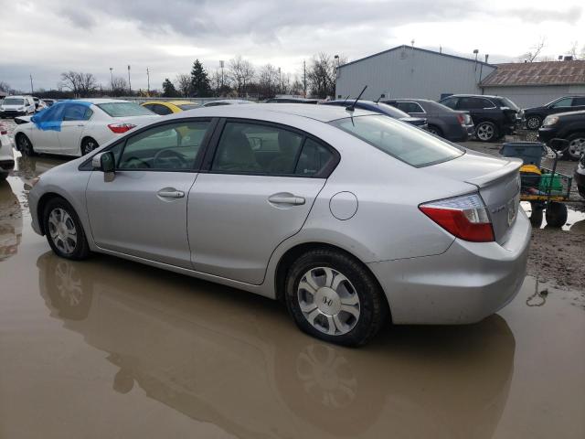 Photo 2 from auction – 2012 HONDA CIVIC HYBR with VIN JHMFB4F24CS006573