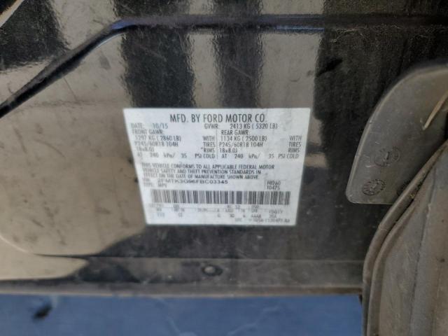 Photo 14 from auction – 2015 FORD EDGE SE with VIN 2FMTK3G96FBC03345