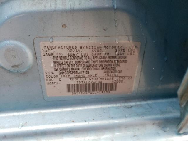 Photo 10 from auction – 2014 NISSAN VERSA NOTE with VIN 3N1CE2CP0EL417103