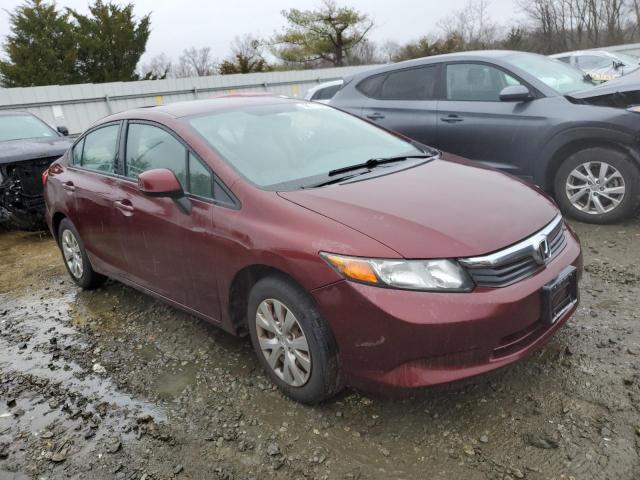 Photo 4 from auction – 2012 HONDA CIVIC LX with VIN 2HGFB2F57CH531555