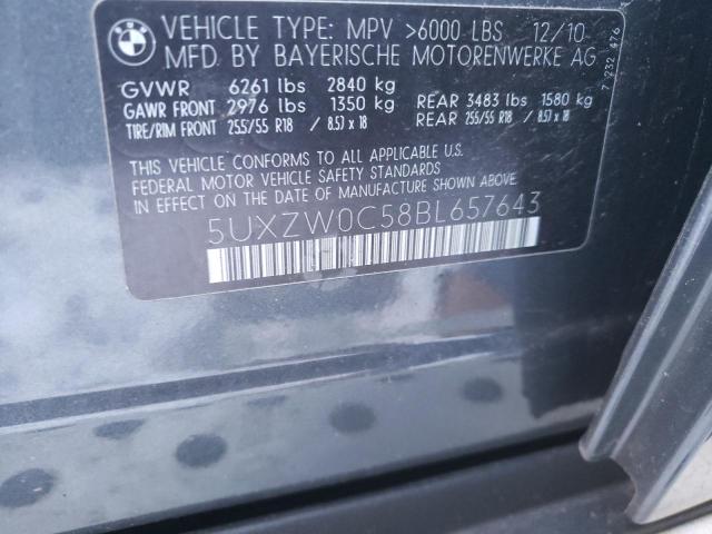 Photo 14 from auction – 2011 BMW X5 XDRIVE3 with VIN 5UXZW0C58BL657643