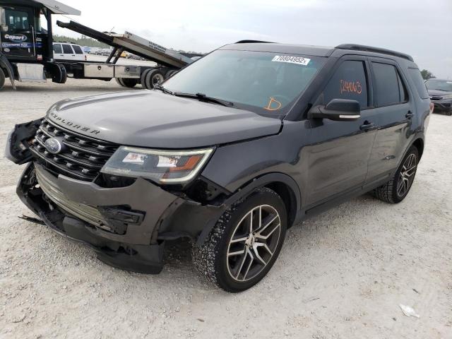 FORD EXPLORER S 2017 with VIN 1FM5K8GT8HGB81510 - Photo from auction