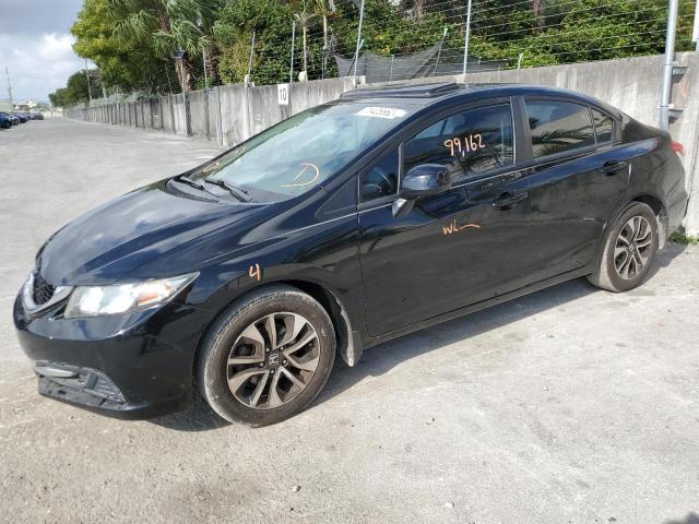 HONDA CIVIC EX 2013 with VIN 19XFB2F8XDE060670 - Photo from auction