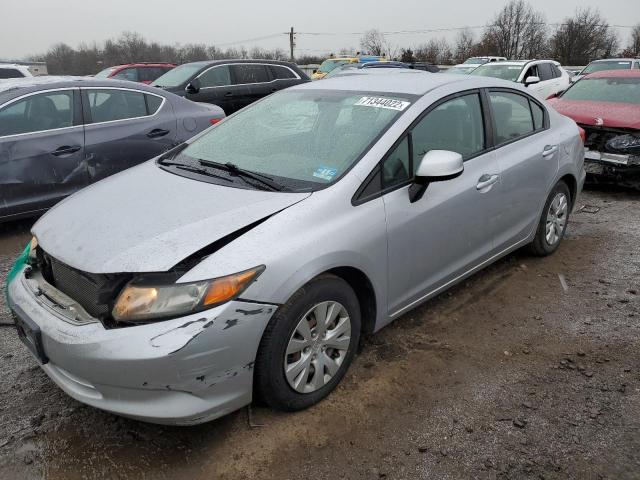 HONDA CIVIC LX 2012 with VIN 19XFB2F58CE304031 - Photo from auction