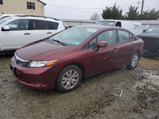 HONDA CIVIC LX 2012 with VIN 2HGFB2F57CH531555 - Photo from auction