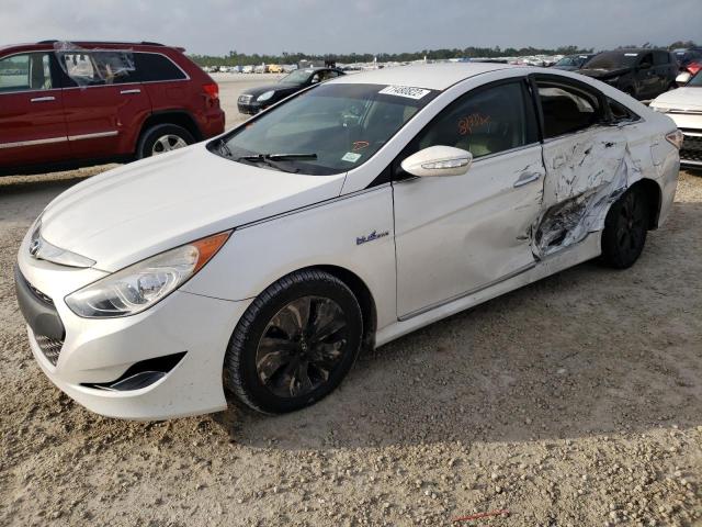 HYUNDAI SONATA HYB 2013 with VIN KMHEC4A40DA075105 - Photo from auction