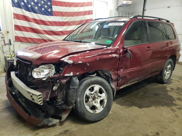 TOYOTA HIGHLANDER 2007 with VIN JTEGD21A570164582 - Photo from auction