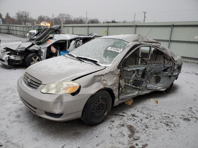TOYOTA COROLLA CE 2003 with VIN 2T1BR32E53C164363 - Photo from auction