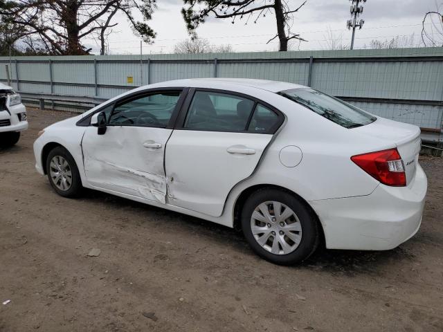 Photo 2 from auction – 2012 HONDA CIVIC LX with VIN 19XFB2F58CE334050