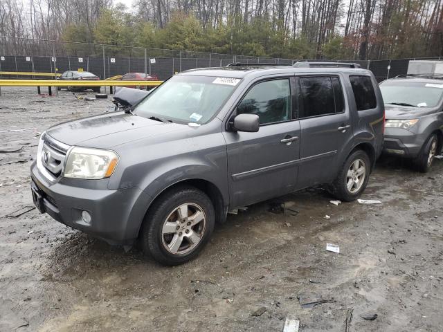 HONDA PILOT EXL 2011 with VIN 5FNYF3H55BB014354 - Photo from auction