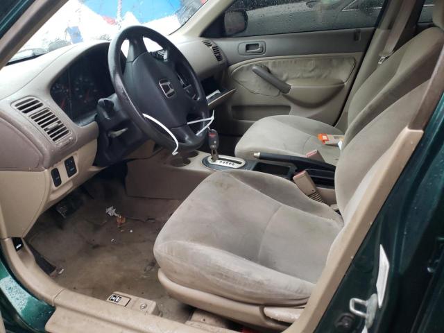 Photo 7 from auction – 2001 HONDA CIVIC LX with VIN 2HGES16551H615859