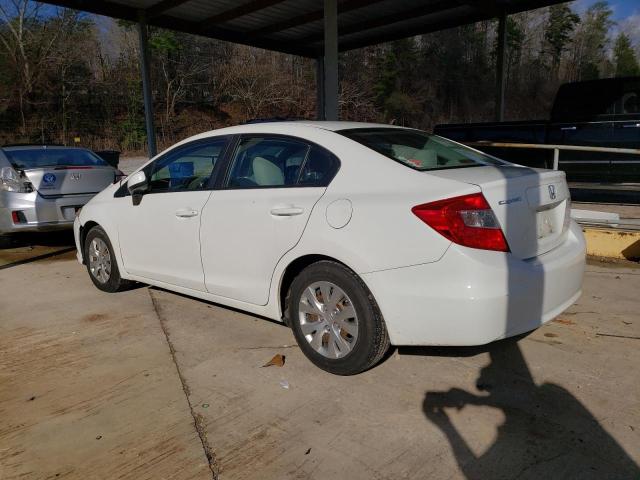 Photo 2 from auction – 2012 HONDA CIVIC LX with VIN 2HGFB2F53CH609734