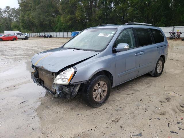 KIA SEDONA LX 2012 with VIN KNDMG4C77C6422779 - Photo from auction