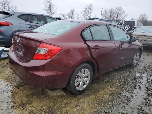 Photo 3 from auction – 2012 HONDA CIVIC LX with VIN 2HGFB2F57CH531555
