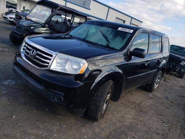 HONDA PILOT LX 2012 with VIN 5FNYF4H28CB065828 - Photo from auction