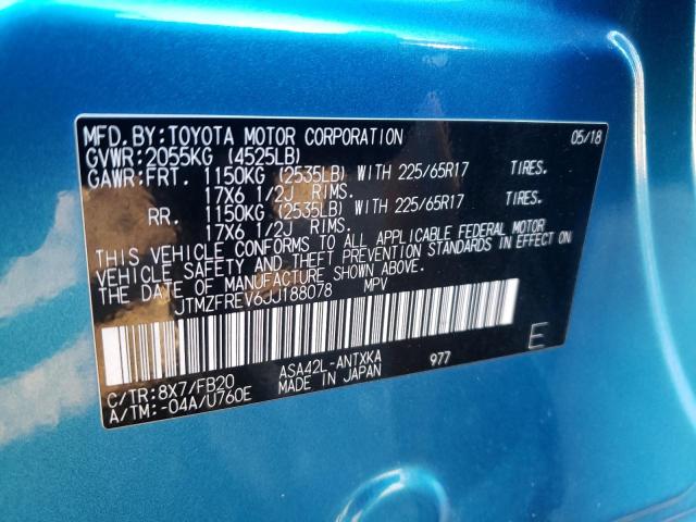 Photo 14 from auction – 2018 TOYOTA RAV4 LE with VIN JTMZFREV6JJ188078