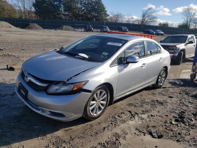 HONDA CIVIC EXL 2012 with VIN 2HGFB2F96CH557728 - Photo from auction
