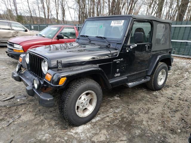 JEEP WRANGLER / 2001 with VIN 1J4FA49S41P360717 - Photo from auction