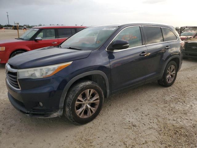 TOYOTA HIGHLANDER 2015 with VIN 5TDKKRFH1FS116334 - Photo from auction