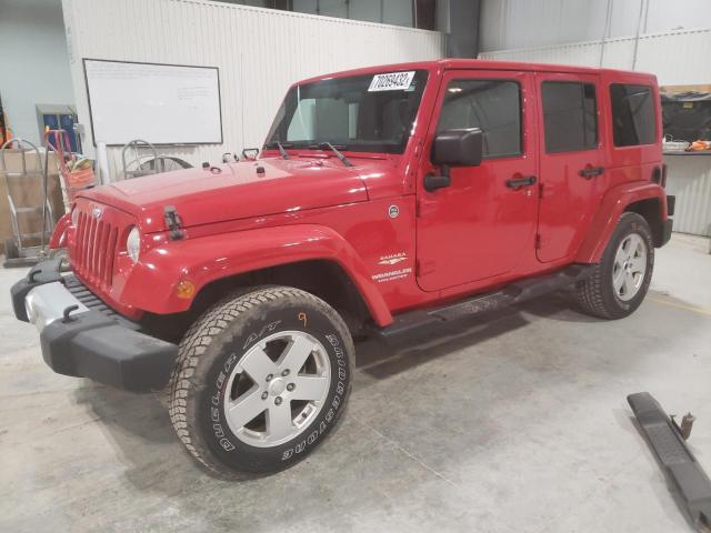 JEEP WRANGLER U 2012 with VIN 1C4BJWEG2CL167770 - Photo from auction