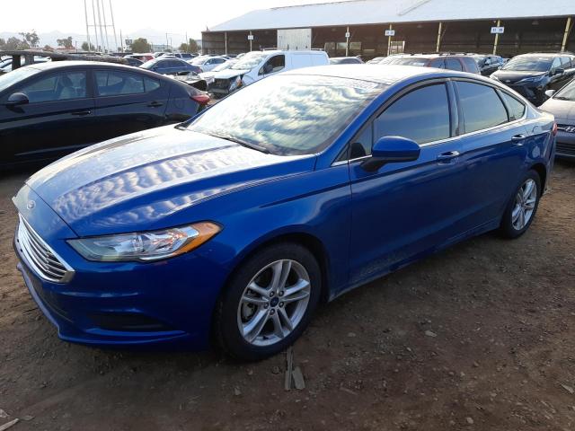 FORD FUSION SE 2018 with VIN 3FA6P0HD2JR253356 - Photo from auction