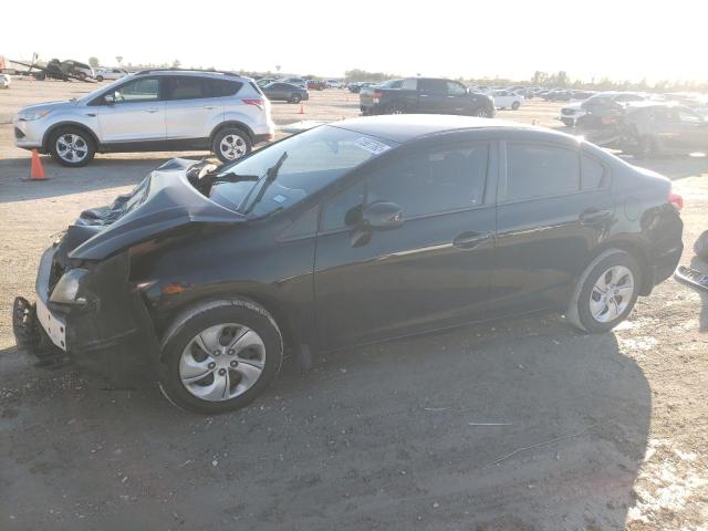 HONDA CIVIC LX 2013 with VIN 19XFB2F51DE087844 - Photo from auction