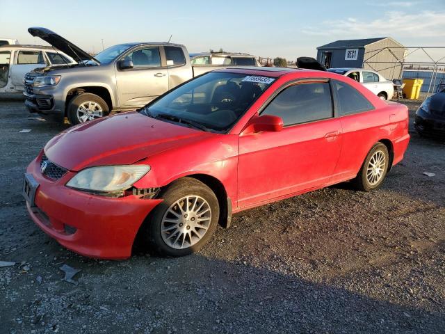 Photo 1 from auction – 2005 HONDA CIVIC EX with VIN 1HGEM229X5L044502