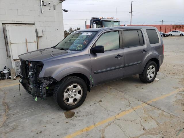 HONDA PILOT LX 2014 с VIN 5FNYF3H22EB019683 - Фото с аукциона