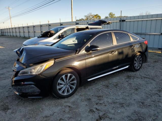 HYUNDAI SONATA SPO 2015 with VIN 5NPE34AF7FH024427 - Photo from auction