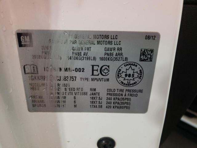 Photo 14 from auction – 2012 GMC ACADIA SLE with VIN 1GKKRPEDXCJ383757