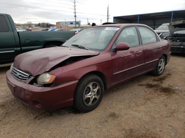 KIA SPECTRA BA 2003 with VIN KNAFB121535251424 - Photo from auction