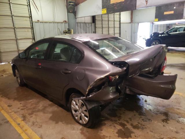 Photo 2 from auction – 2012 HONDA CIVIC LX with VIN 19XFB2F51CE013824