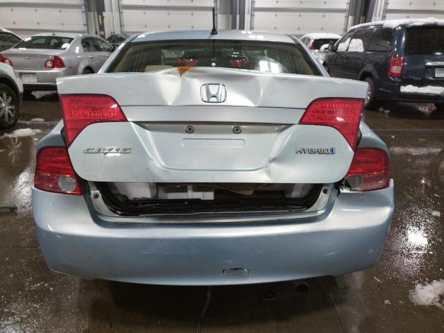 Photo 6 from auction – 2008 HONDA CIVIC HYBR with VIN JHMFA36248S005220