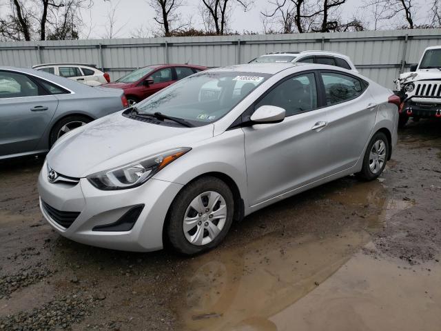 HYUNDAI ELANTRA SE 2016 with VIN 5NPDH4AE8GH765448 - Photo from auction