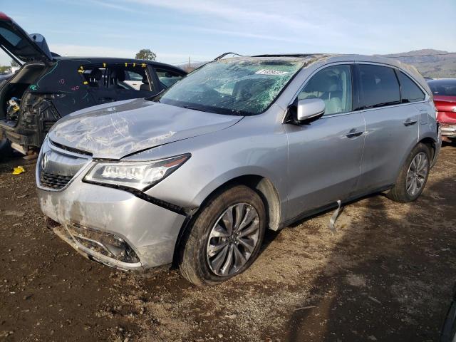 ACURA MDX TECHNO 2015 with VIN 5FRYD4H42FB011340 - Photo from auction