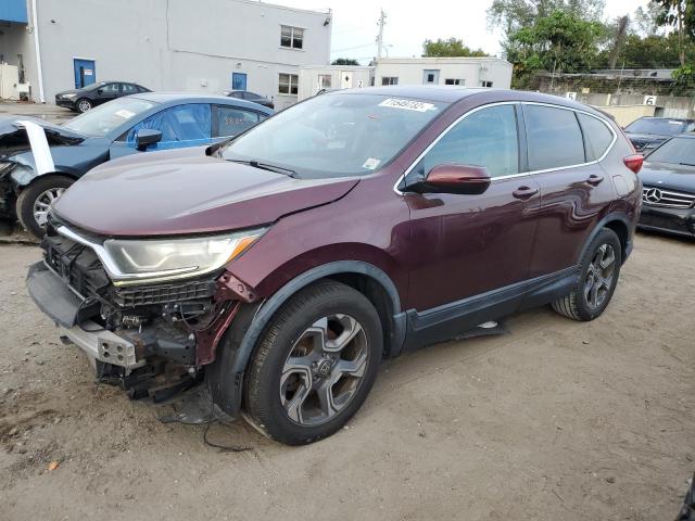 HONDA CR-V EX 2017 with VIN 5J6RW1H53HL006830 - Photo from auction