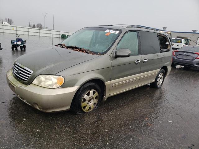 KIA SEDONA EX 2003 with VIN KNDUP131036396889 - Photo from auction