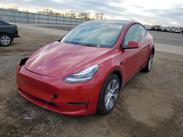 TESLA MODEL Y 2021 with VIN 5YJYGDEE0MF285185 - Photo from auction